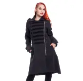 Women's Coat POIZEN INDUSTRIES - DARK ROMANCE - GREY XL