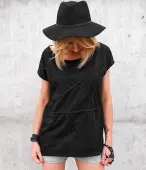 t-shirt hardcore women's - Pentagram - AMENOMEN XS/S