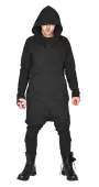 hoodie unisex - BLACK KANGAROO - AMENOMEN XXL