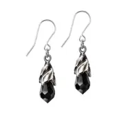 ALCHEMY GOTHIC earrings - Empyrean Tear - Black