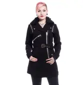 Women's Coat POIZEN INDUSTRIES - ENDORA - BLACK L