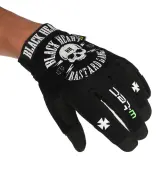 Gloves BLACK HEART - BASTARD SKULL - BLACK 4XL