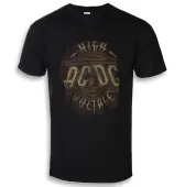 t-shirt metal men's AC-DC - High Voltage Vintage - ROCK OFF L