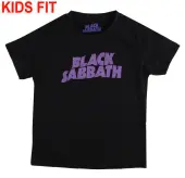 t-shirt children's Black Sabbath - Wavy Logo - ROCK OFF 11-12