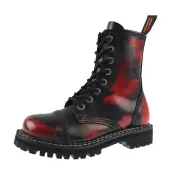leather boots - KMM - Black/Red 46