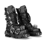 leather boots unisex - NEW ROCK 43