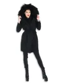 women's coat KILLSTAR - SEVENTH SÉANCE - BLACK XL