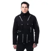 Men's jacket POIZEN INDUSTRIES - KINGSTON - BLACK XXL