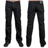Pants Men's (jeans) WORNSTAR - Essentials - Trailblazer Black Denim 28