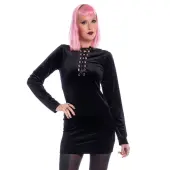 Women's dress CHEMICAL BLACK - LEAH - BLACK L