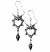 ALCHEMY GOTHIC Earrings - Love Bats