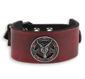 Bracelet Baphomet - red - crystal red