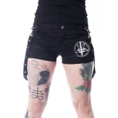 Women's shorts HEARTLESS - PENTACULT - BLACK 27