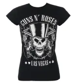 women's t-shirt Guns N' Roses - Skull & Pistols - ROCK OFF XXL
