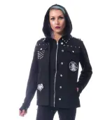 women's jacket Heartless - REBEL WEDNESDAY - BLACK L