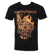 Men's T-shirt Disturbed - Burning Belief - Blk - ROCK OFF L