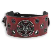 Bracelet Baphomet - red - crystal red