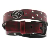 Belt Pentagram - red 100