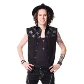 men's shirt (vest) Vixxsin - STAR CHAOS - Black S