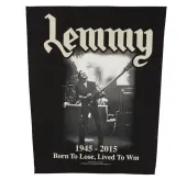 patch large Motörhead - Lemmy - lived To Win - RAZAMATAZ