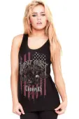 Women's tank top WEST COAST CHOPPERS - EAGLE - BLACK L