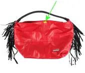 handbag METAL MULISHA - ALTER EGO PURSE - RED - DAMAGED