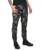 Women's trousers URBAN CLASSICS - High Waist - woodcamo 30
