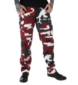 pants men US BDU - RED-CAMO XS