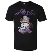 t-shirt metal men's Poison - Smoking Skull - ROCK OFF XXL