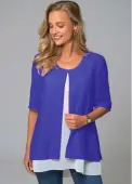Modlily Royal Blue Blouse - S