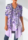 Modlily Light Purple Two Piece Cardigan and Tank Top - S