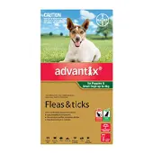 K9 Advantix Small Dogs/Pups 1-10 Lbs (Green) 6 Doses