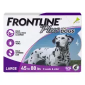Frontline Plus For Large Dogs 44 To 88lbs (Purple) 6 Doses
