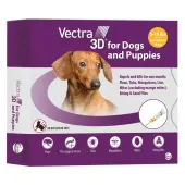 Vectra 3d For Very Small Dogs Upto 8lbs 6 Doses