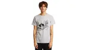 Dedicated T-shirt Stockholm Coffee Vinyl Grey Melange