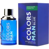 Benetton - Colors De Benetton Man Blue : Eau De Toilette Spray 3.4 Oz / 100 ml