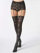 Oroblu Desire Lace Mock Suspender Tights
