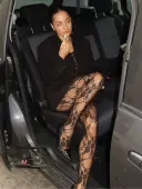 Fiore Donatella Floral Lace Tights